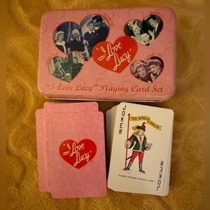 Vintage "I Love Lucy" Tin with Two Sets of Playing Cards